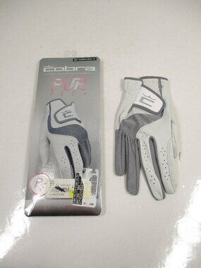 NEW Cobra Pur Tech Leather Golf Gloves Woman's Right Hand Size M